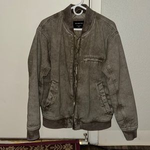 Abercrombie and Fitch medium tan workwear bomber jacket